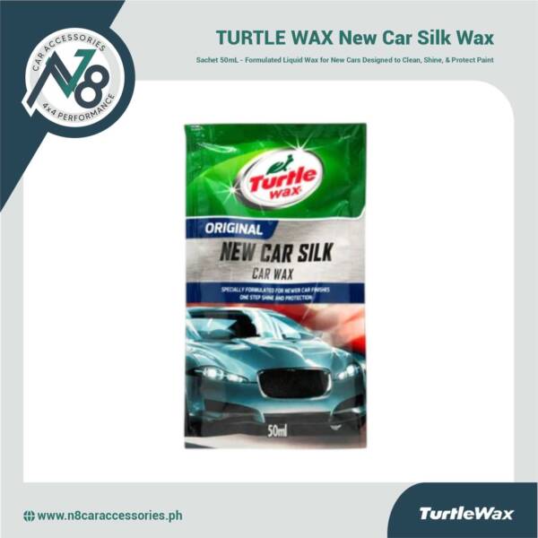 TURTLE WAX New Car Silk Wax Sachet 50mL Genuine