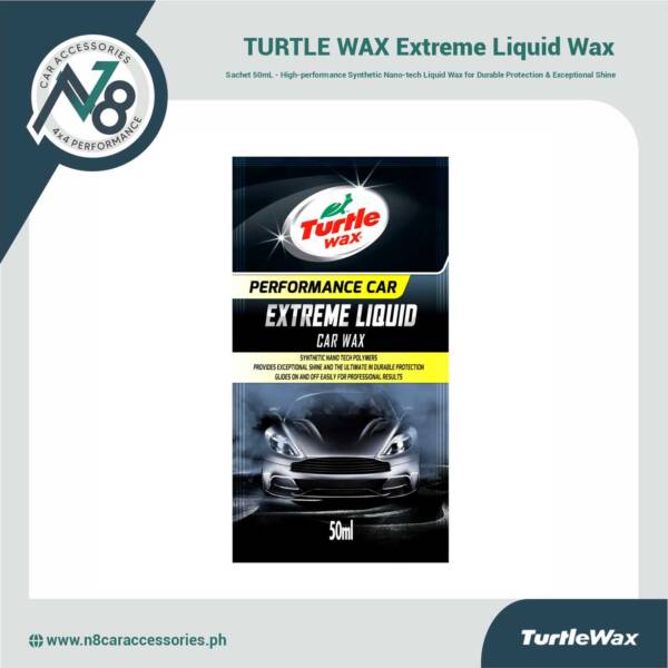 TURTLE WAX Extreme Liquid Wax Sachet 50mL Genuine