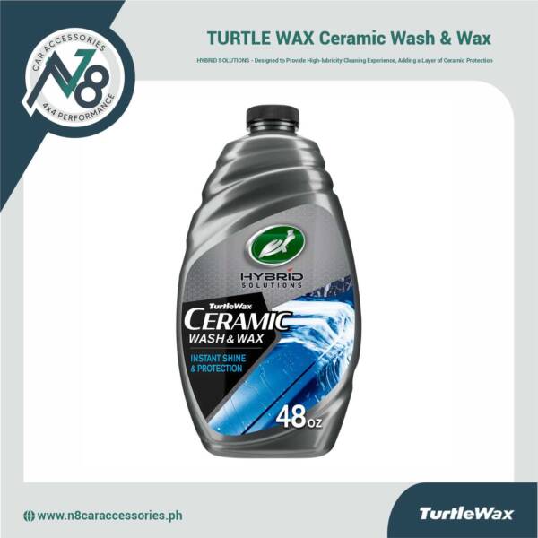 TURTLE WAX Hybrid Solutions Ceramic Wash & Wax 48oz Genuine