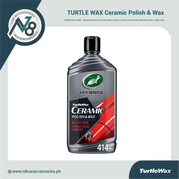 TURTLE WAX Hybrid Solutions Ceramic Polish & Wax 14oz Genuine