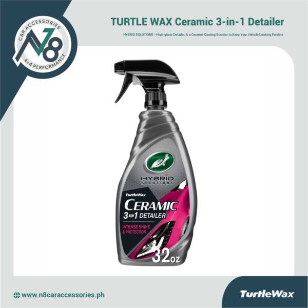 TURTLE WAX Hybrid Solutions Ceramic 3-in-1 Detailer 32oz Genuine