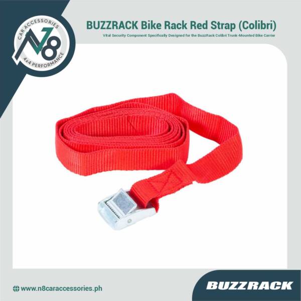 BUZZRACK Bike Rack Red Strap for Colibri Genuine