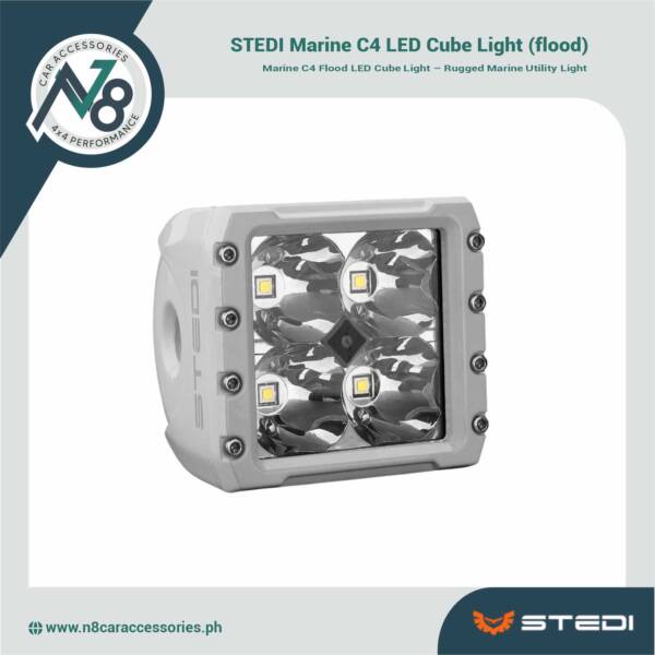 STEDI Marine C4 LED Cube Light (flood) Genuine