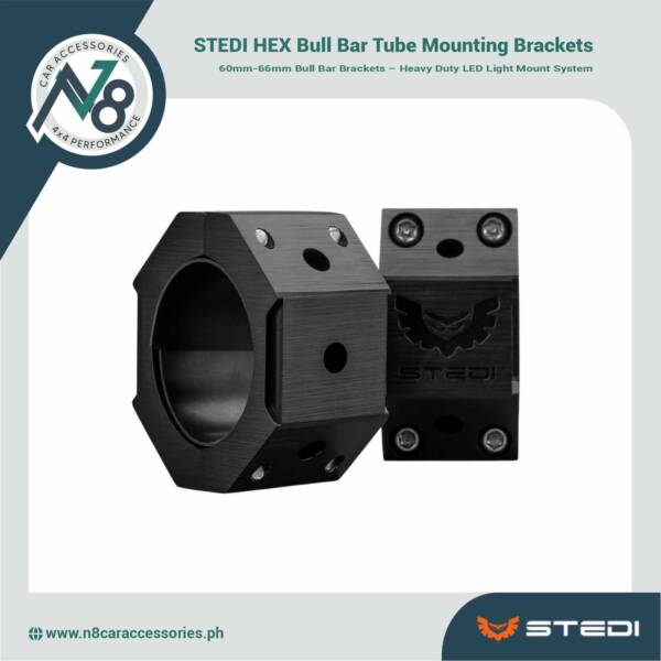 STEDI HEX Bull Bar Tube Mounting Brackets Genuine