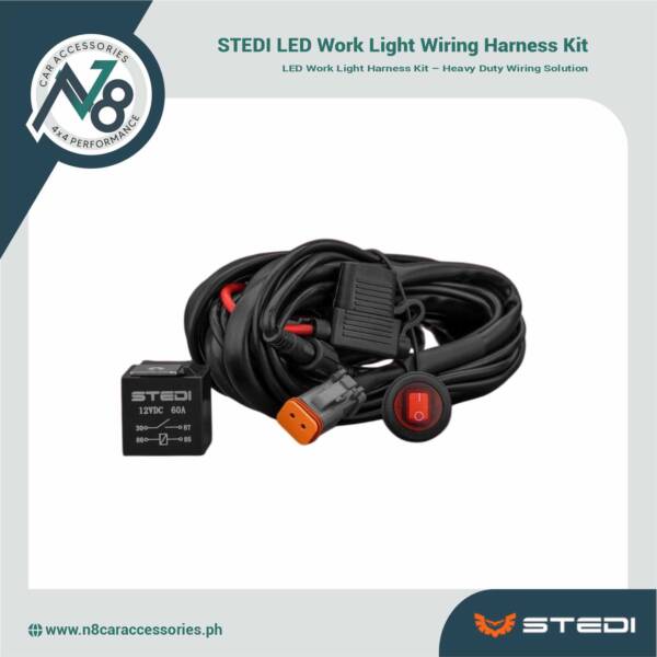 STEDI LED Work Light Wiring Harness Kit Genuine