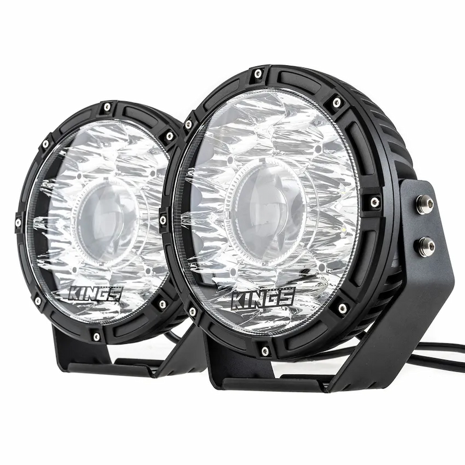 KINGS 8.5" Laser MKII Driving Lights (Pair) Genuine - Image 2