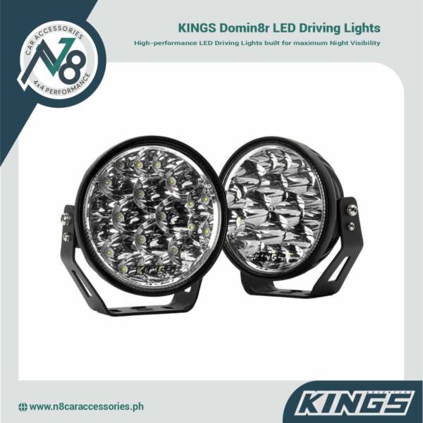 KINGS Domin8r LED Driving Lights (Pair) Genuine