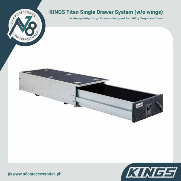 KINGS Titan Single Drawer System (w/o wings) - 1300mm Genuine