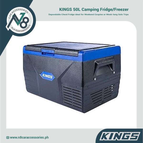 KINGS 50L Camping Fridge/Freezer Genuine