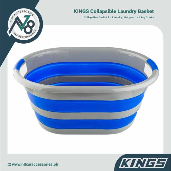 KINGS Collapsible Laundry Basket Genuine