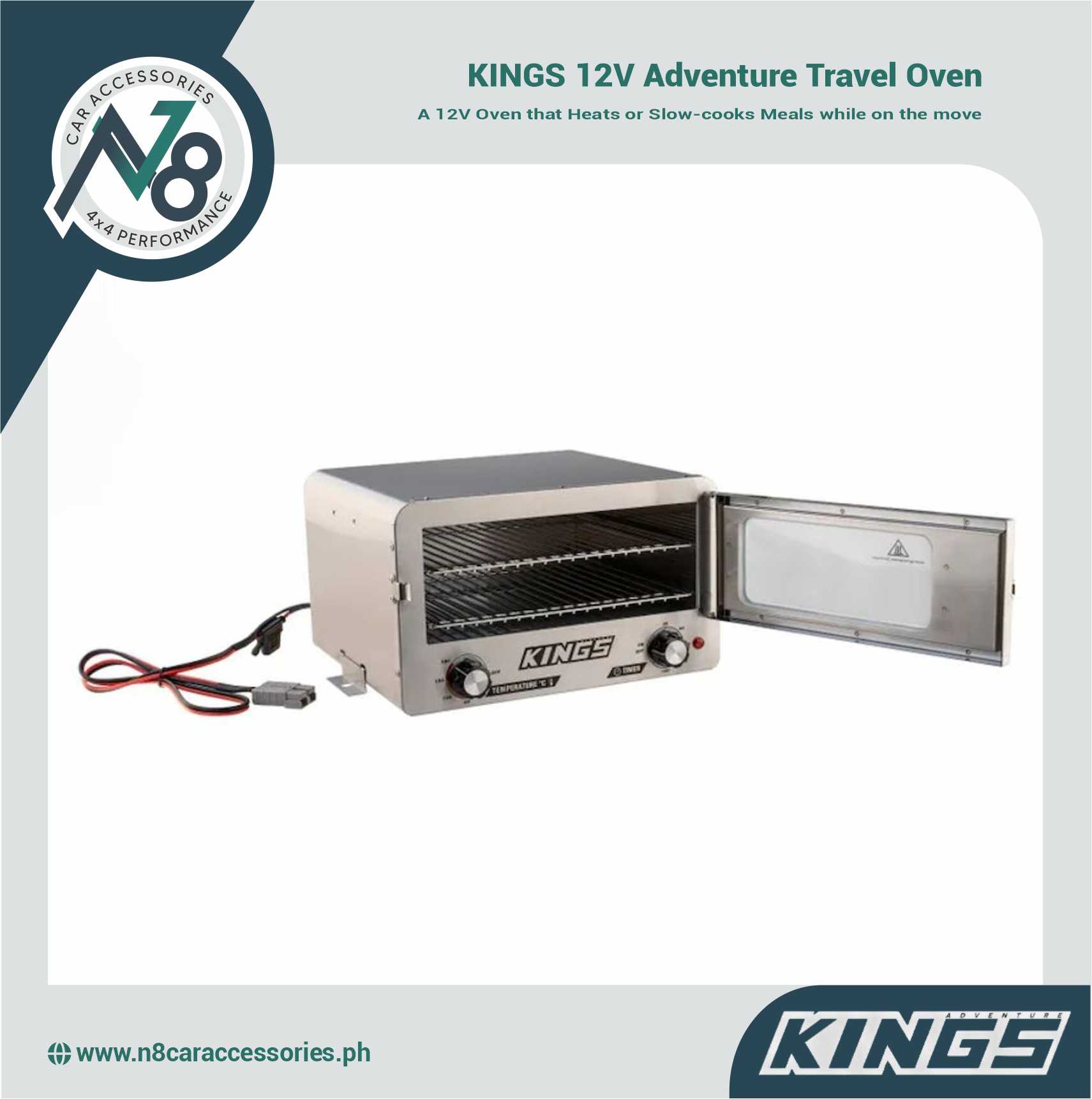 KINGS 12V Adventure Travel Oven Genuine