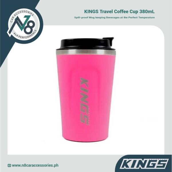 KINGS Travel Coffee Cup 380ml Genuine
