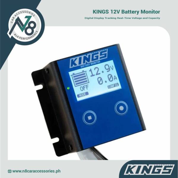 KINGS 12V Battery Monitor Genuine