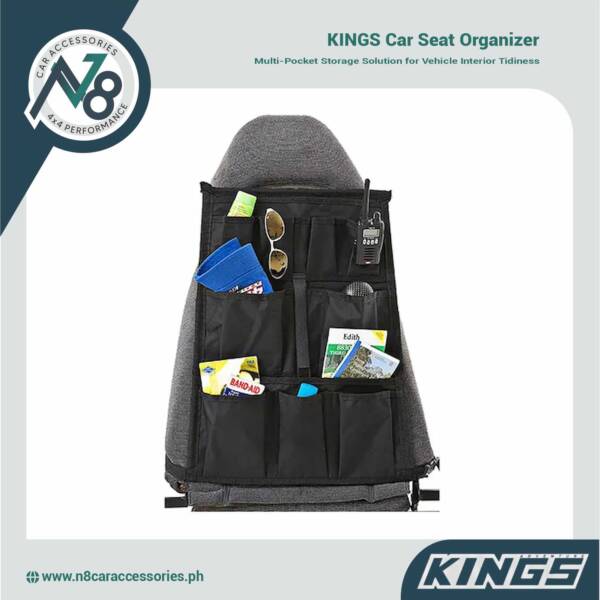 KINGS Car Seat Organizer Genuine