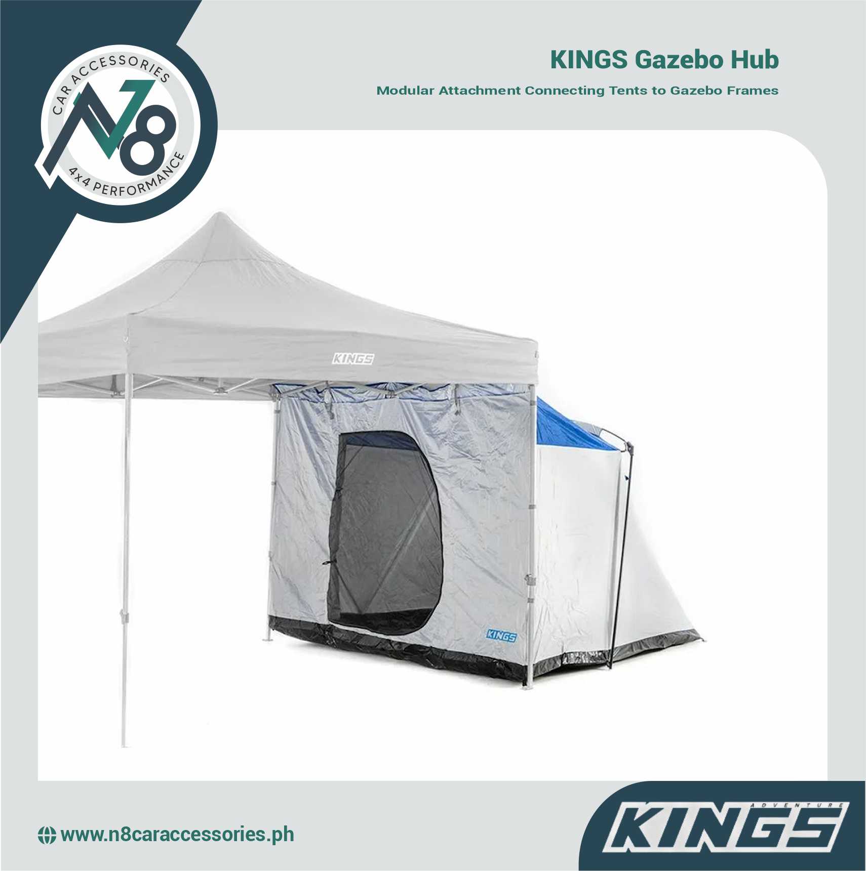 KINGS Gazebo Hub Genuine
