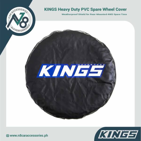 KINGS Heavy Duty PVC Spare Wheel Cover Genuine