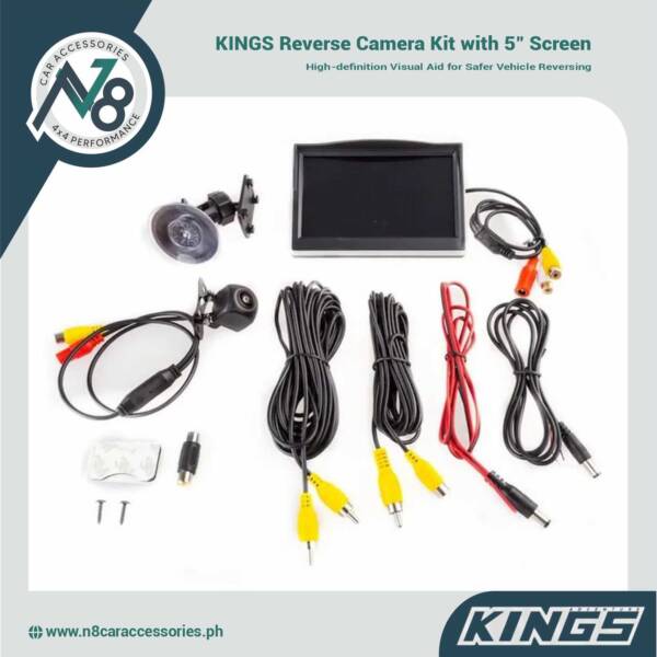 KINGS Reverse Camera Kit with 5" Screen Genuine