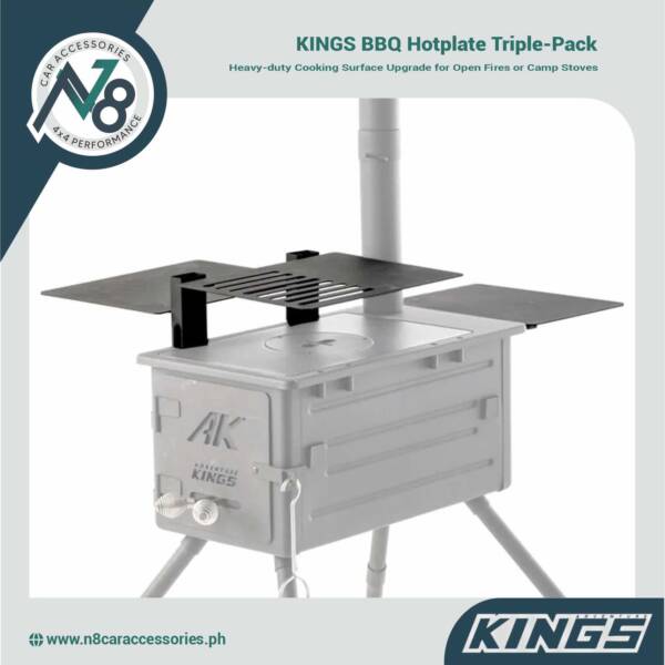 KINGS BBQ Hotplate Triple-Pack Genuine
