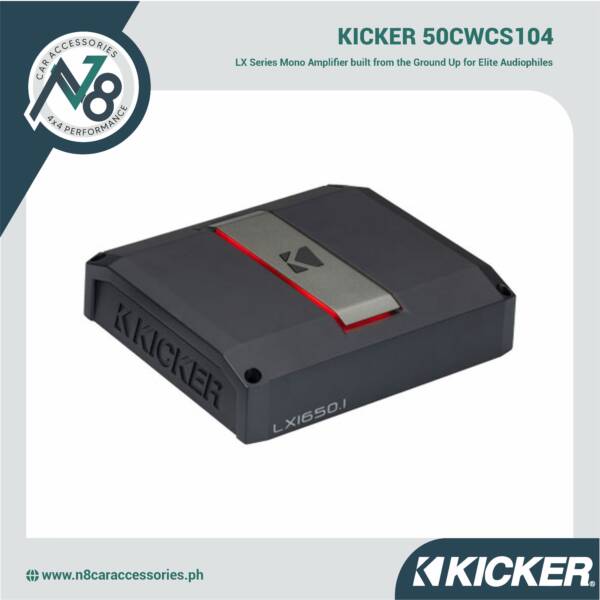 KICKER LX1650.1 Mono Amplifier Genuine