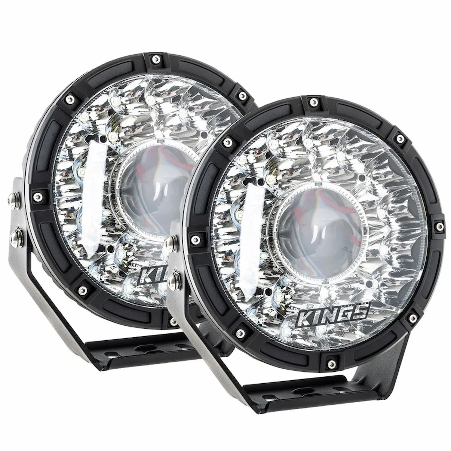 KINGS 8.5" Laser MKII Driving Lights (Pair) Genuine - Image 5