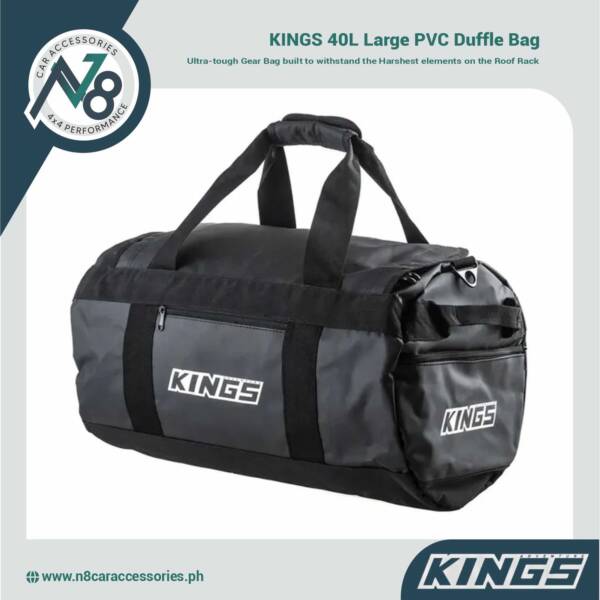 KINGS 40L Large PVC Duffle Bag Genuine
