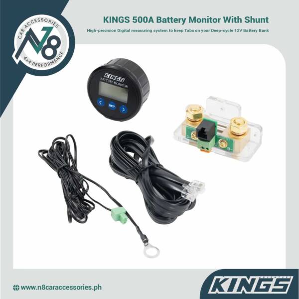 KINGS 500A Battery Monitor With Shunt Genuine