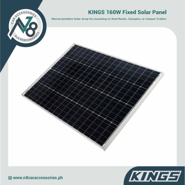 KINGS 160W Fixed Solar Panel Genuine