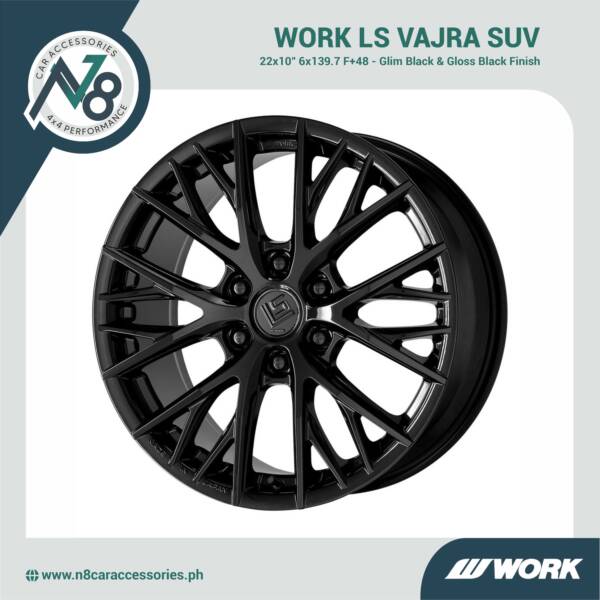 WORK LS VAJRA SUV 1PC TYPE  22x10" 6x139.7 F+48 Genuine