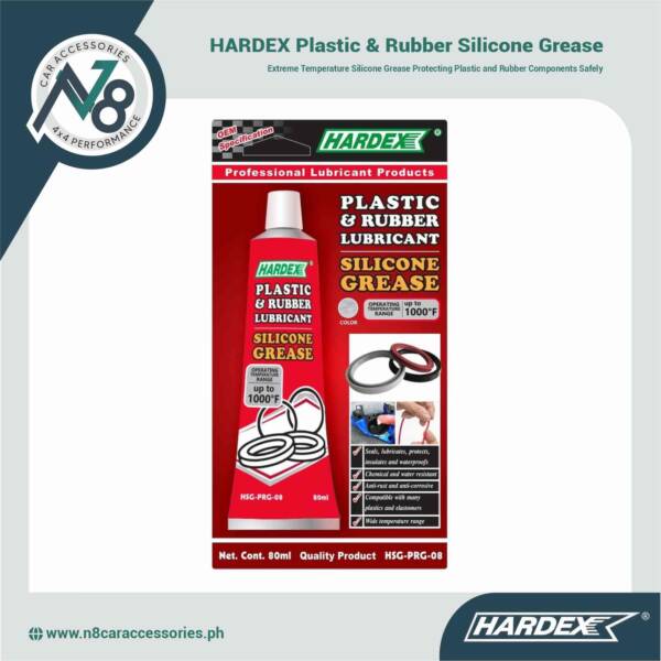 HARDEX Plastic & Rubber Lubricant Silicone Grease Genuine