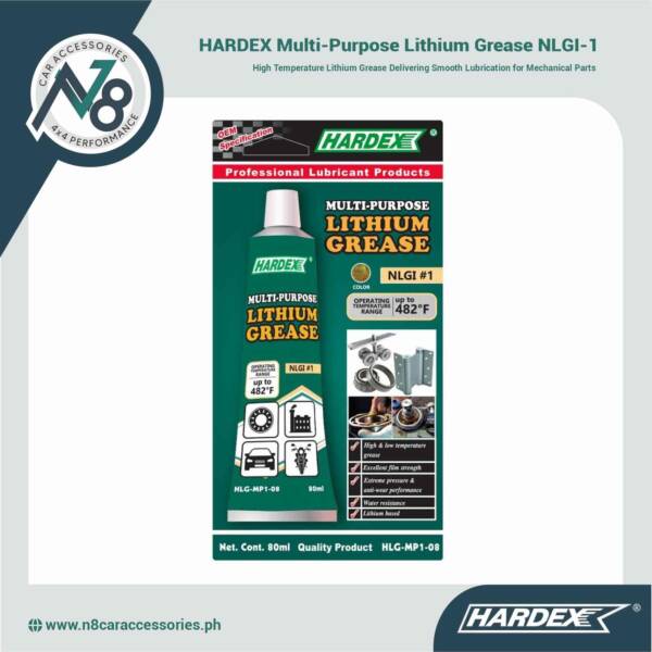 HARDEX Multi-Purpose Lithium Grease NLGI-1 80ml Genuine