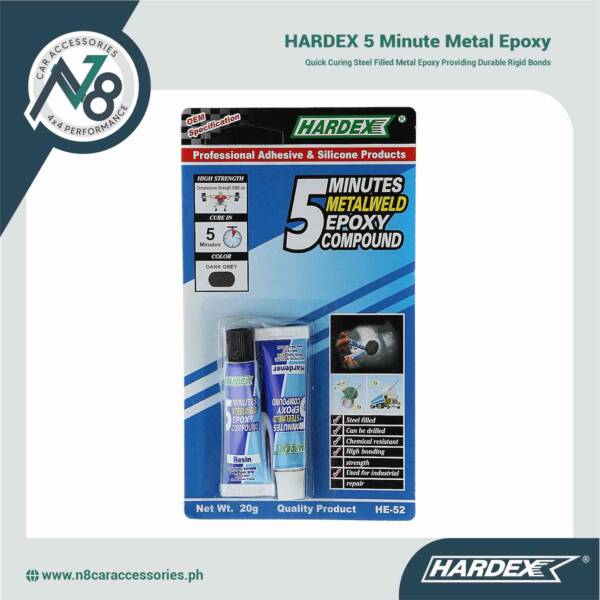 HARDEX 5 Minute Metalweld Epoxy Genuine