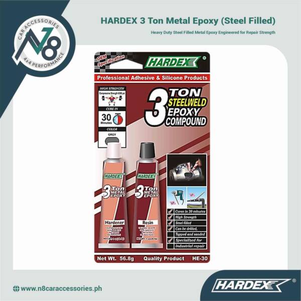 HARDEX 3 Ton Metal Epoxy Genuine