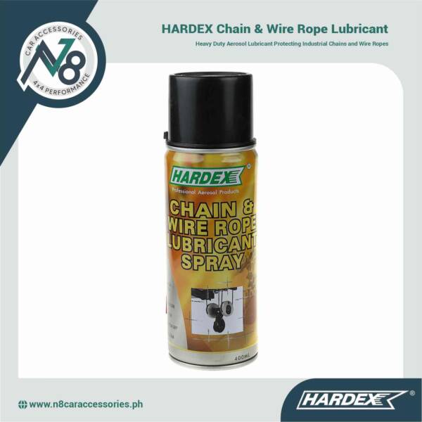 HARDEX Chain & Wire Rope Lubricant 400ml Genuine