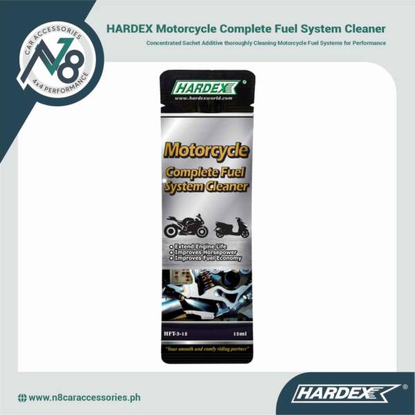 HARDEX Motorcycle Complete Fuel System Cleaner 15ml (Sachet) Genuine