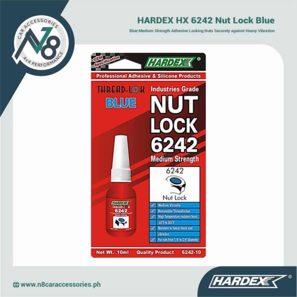 HARDEX  HX 6242 Nut Lock Blue Genuine
