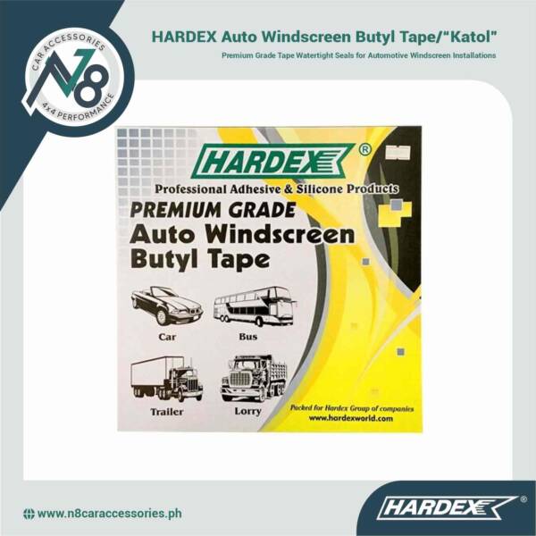 HARDEX Premium Grade Auto Windscreen Butyl Tape/“Katol” Genuine
