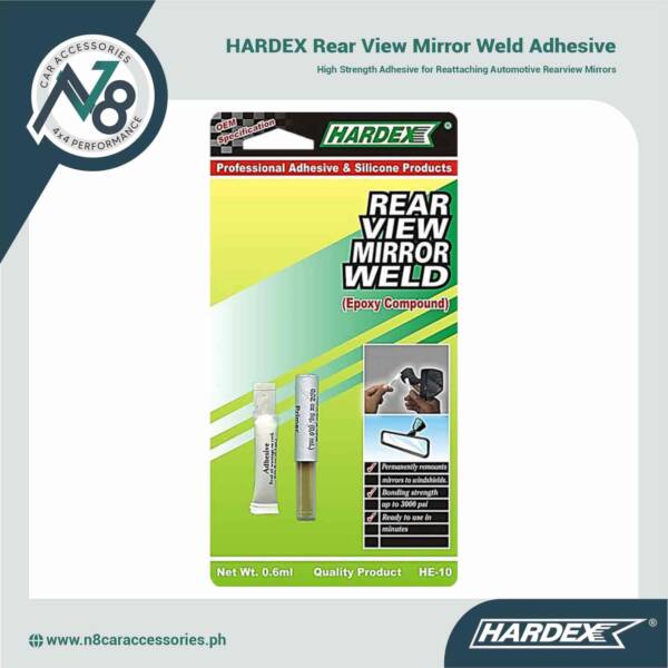 HARDEX Rear View Mirror Weld Adhesive 0.6ml Genuine
