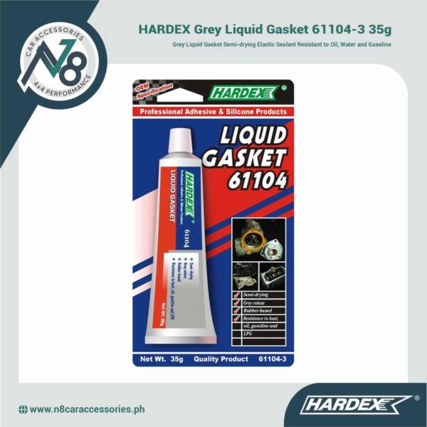 HARDEX Grey Liquid Gasket 61104-3 35g (2 doz/box) Genuine