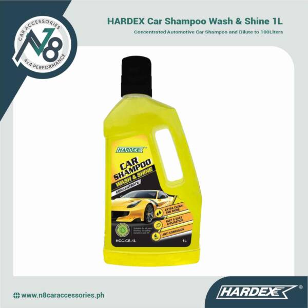 HARDEX Car Shampoo Wash & Shine 1L Genuine