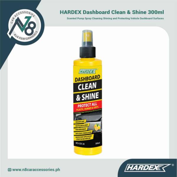 HARDEX  Dashboard Clean & Shine 300ml Genuine