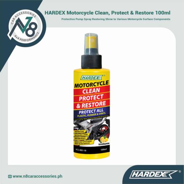 HARDEX Motorcycle Clean, Protect & Restore 100ml Genuine