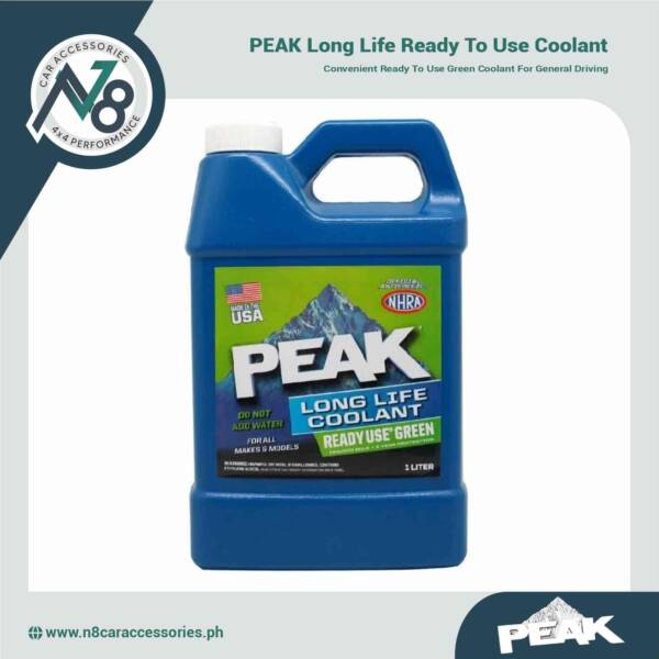PEAK Long Life "Green" Ready To Use Coolant Genuine