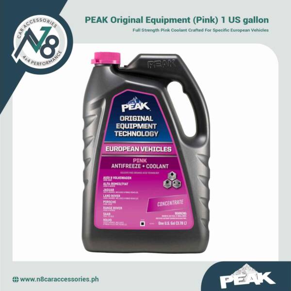 PEAK Original Equipment (Pink) 1 US gallon Genuine