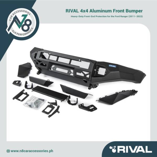 RIVAL 4x4 Aluminum Front Bumper Ford Ranger 2011-2022 Genuine