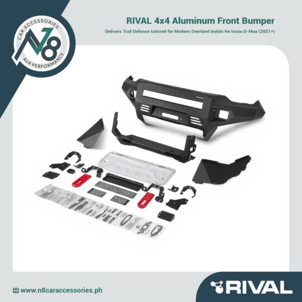 RIVAL 4x4 Aluminum Front Bumper Isuzu D-max 2021+ Genuine