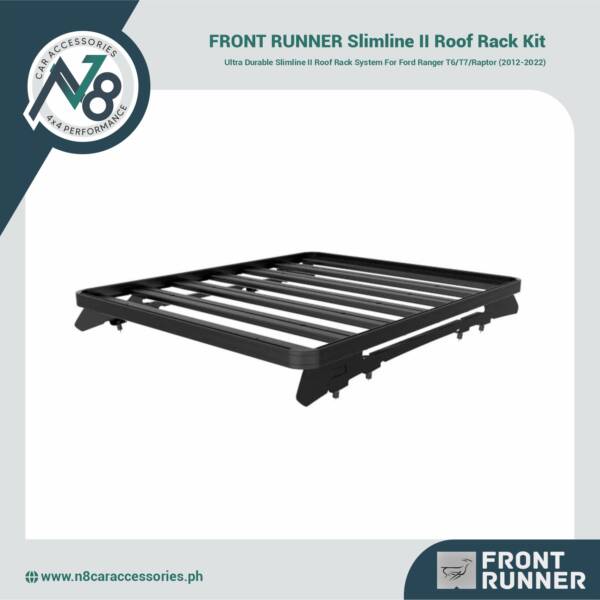 FRONT RUNNER Slimline II Roof Rack Kit for Ford Ranger T6/T7/Raptor (2012-2022) Genuine