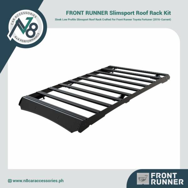 FRONT RUNNER Slimsport Roof Rack Kit/Light Bar Ready for Toyota Fortuner (2016-Current) Genuine