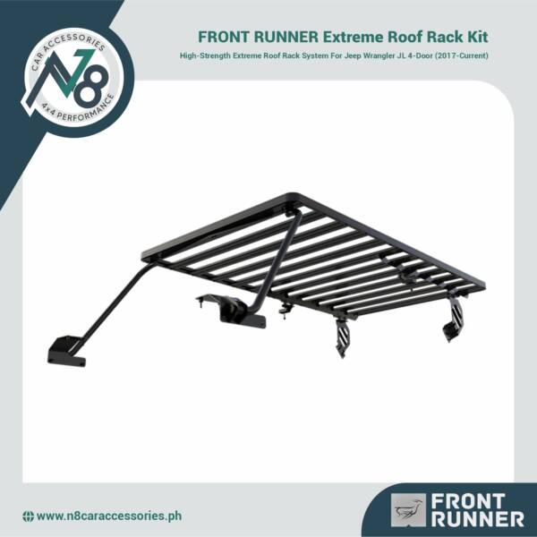 FRONT RUNNER Extreme Roof Rack Kit Jeep Wrangler JL 4 Door (2017-Current) Genuine