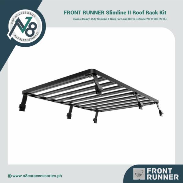 FRONT RUNNER Slimline II Roof Rack Kit Land Rover Defender 90 (1983-2016) Genuine