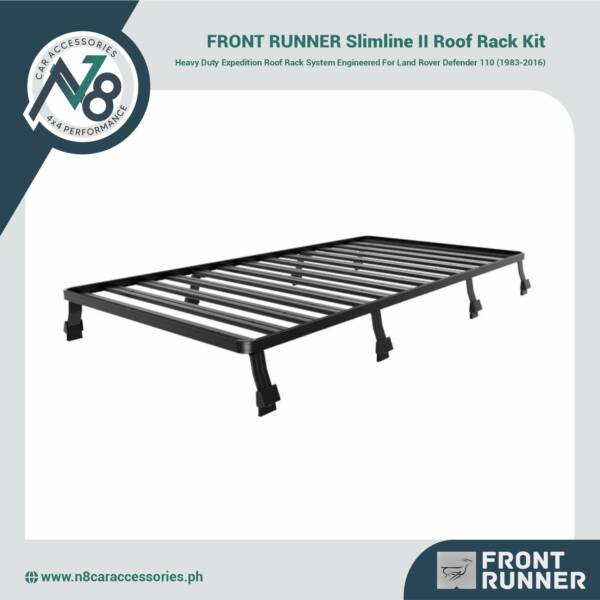 FRONT RUNNER Slimline II Roof Rack Kit Land Rover Defender 110 (1983-2016) Genuine